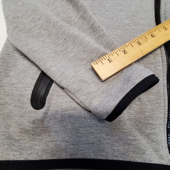 Champion Jacket Womens Medium Gray Black Trim Victory Fleece Athletic Casual - Picture 7 of 10